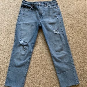 WOMENS GAP HIGH WAISTED JEANS